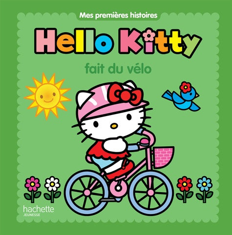 Hello Kitty fait du vélo