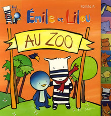 Emile et Lilou au zoo