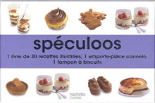 Spéculoos: 1 livre de 30 recettes illustrées, 1 emporte-pièce cannelé, 1 tampon à biscuits