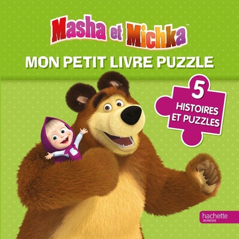 Mon petit livre puzzle Masha et Michka: 5 histoires puzzle