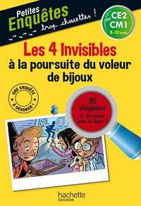 Les 4 Invisibles à la poursuite du voleur de bijoux - Cahier de vacances