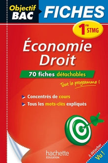 Economie droit 1re STMG