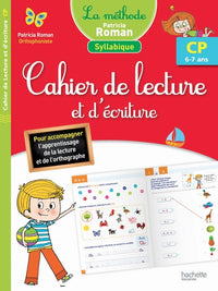 Méthode Patricia Roman - Cahier de lecture et d'écriture CP