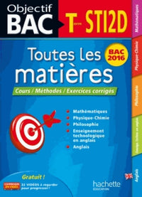 Toutes les matières Tle STI2D