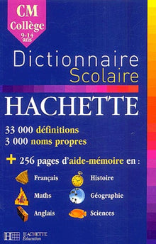 Dictionnaire Hachette scolaire