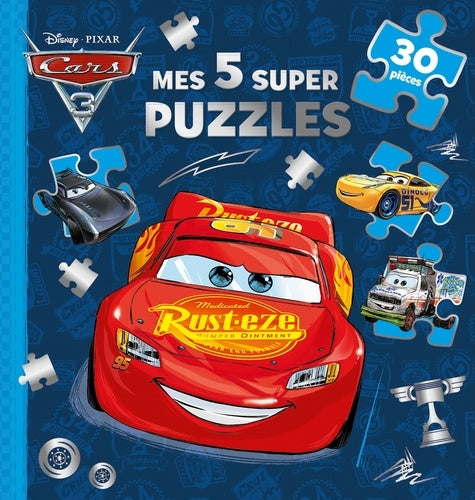 Cars 3 - Mes 5 supers puzzles 30 pièces