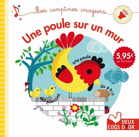 Une poule sur un mur - livre sonore