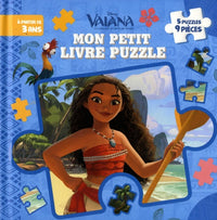 VAIANA - Mon Petit Livre Puzzle - 5 puzzles 9 pièces - Disney Princesses