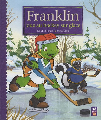 Franklin joue au hockey sur glace