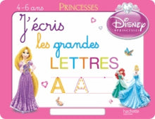 J'écris les grandes lettres avec les Princesses - Ardoise