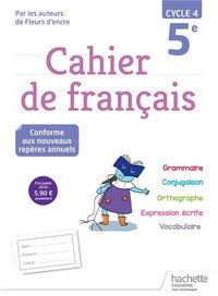 Cahier de français cycle 4 / 5e
