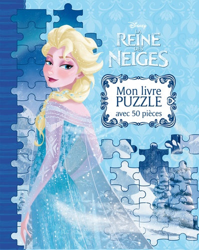 LA REINE DES NEIGES - Mon Livre Puzzle - 5 Puzzles 50 Pièces - Disney