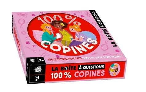 100% copines - boîte avec cartes et livre