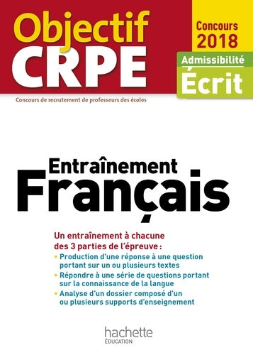 Objectif CRPE Entrainement En Français