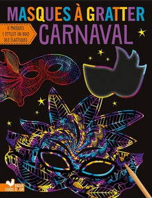 Masques à gratter Fêtes