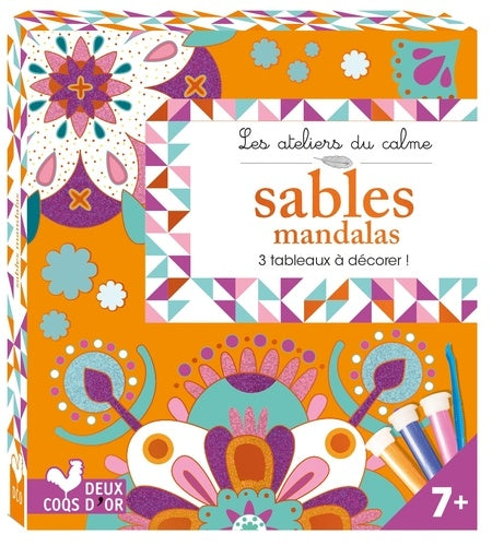 Sables mandalas - mini boite avec accessoires: mandalas