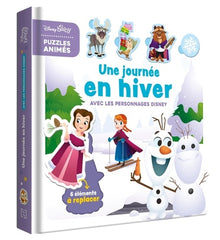 Mes premiers Pas - Puzzles animés - Une journée en hiver avec les personnages Disney