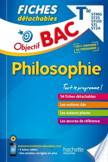 Objectif Bac Fiches détachables Philosophie séries technologiques