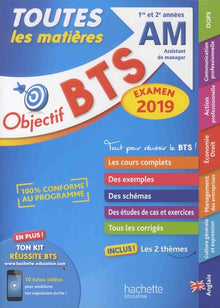 Toutes les matières 1re et 2e année BTS AM Assistant de manager