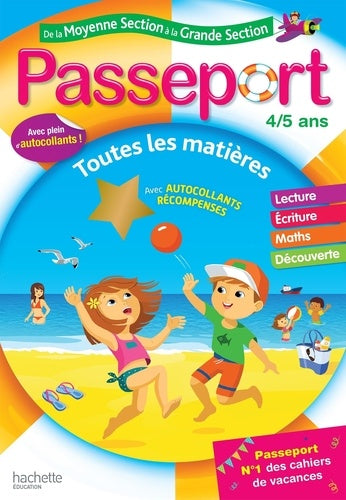 Passeport de la moyenne section à la grande section - Cahier de vacances