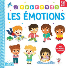 J'apprends les émotions - livre avec volets