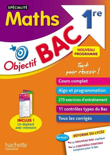 Objectif Bac spécialité Maths 1re