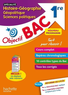 Objectif Bac Spécialité Histoire-Géo, géopolitique et sciences politiques 1re