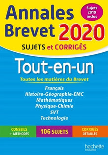 Annales Brevet 2020 Tout-en-Un