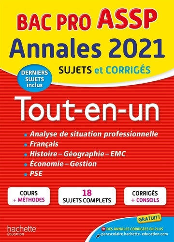 Annales Bac 2021 Tout-en-Un Bac Pro ASSP