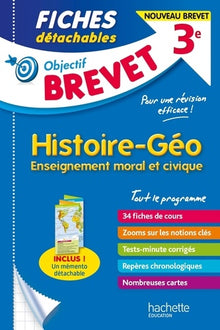 Objectif Brevet Fiches Histoire-Géographie-Enseignement moral et civique