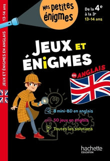 Jeux et énigmes - Anglais - De 4e à la 3e - Cahier de vacances 2025