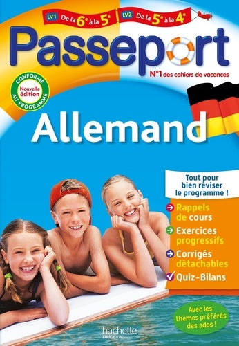 Passeport - Allemand - De la 6e à la 5e - Cahier de vacances 2025