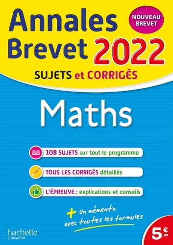 Annales Brevet 2022 Maths