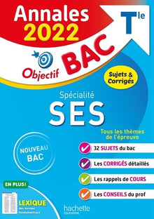 Annales Objectif Bac 2022 Spécialité SES