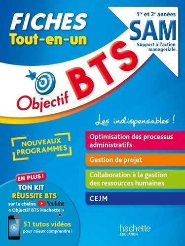 Objectif BTS SAM -  Fiches Tout-en-un