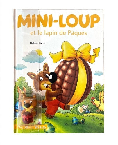 Mini-Loup et le lapin de pâques avec figurine