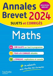 Annales BREVET 2024 - Maths