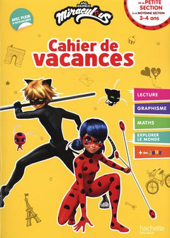 Miraculous - De la Petite Section à la Moyenne Section - Cahier de vacances 2026