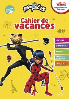 Miraculous - De la Petite Section à la Moyenne Section - Cahier de vacances 2026