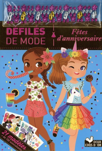 Fêtes d'anniversaire - bloc à spirale