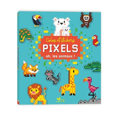 Colos pixels et stickers - oh, les animaux !