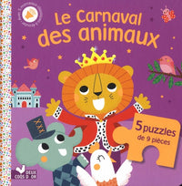 Le carnaval des animaux - livre puzzle
