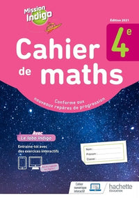 Mission Indigo 4e - cahier d'activités