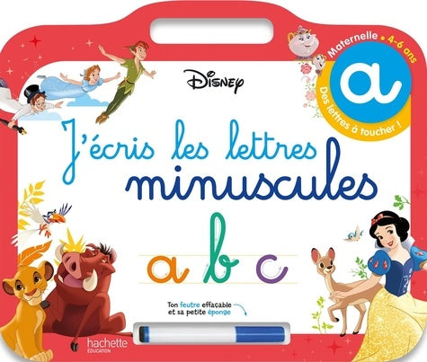 Ardoise j'écris les lettres minuscules