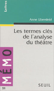 Les termes clés de l'analyse du théâtre