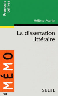 la dissertation litteraire