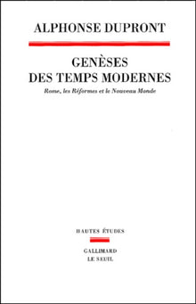 Genèses des temps modernes