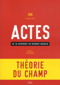 Actes de la recherche en sciences sociales,  n° 200