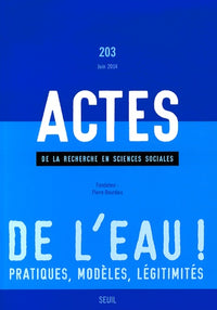 Actes de la recherche en sciences sociales, n°203
