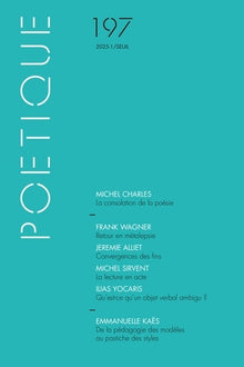 Poétique, n° 197